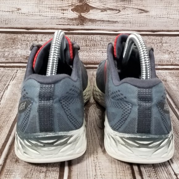 NEW BALANCE ARISHI Men's 5 Running Athletic Shoes Sneakers Gray Red - Picture 5 of 9